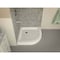 Anzzi Randi 36 x 36" Neo-Round Double Threshold Shower Base in White SB-AZ01RO - alternate 2